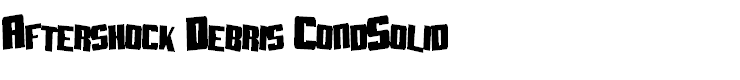 Aftershock Debris CondSolid