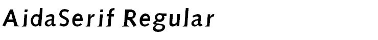 AidaSerif Regular