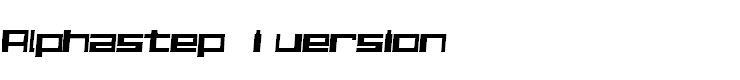 Alphastep  i version