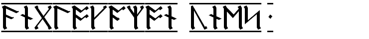 AngloSaxon Runes-1