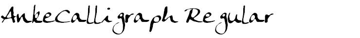 AnkeCalligraph Regular