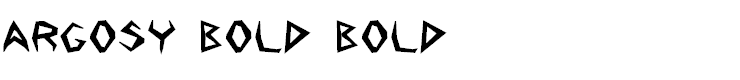 Argosy Bold Bold