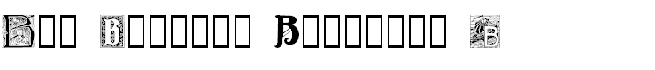 Art Nouveau Initials B