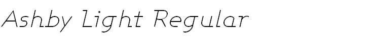 Ashby Light Regular