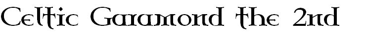 Celtic Garamond the 2nd