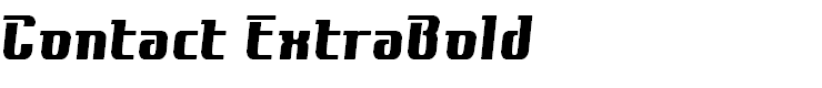 Contact ExtraBold
