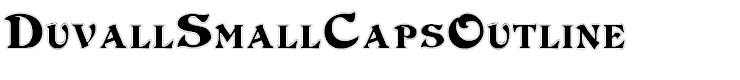 DuvallSmallCapsOutline