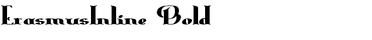 ErasmusInline Bold