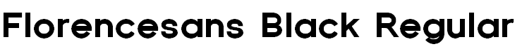 Florencesans Black Regular