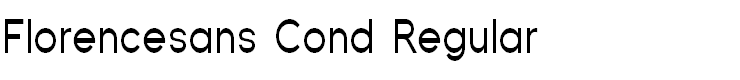 Florencesans Cond Regular