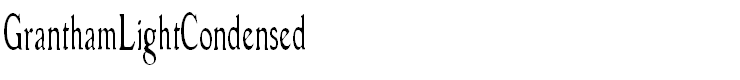 GranthamLightCondensed