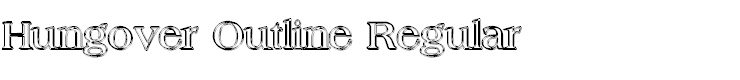 Hungover Outline Regular