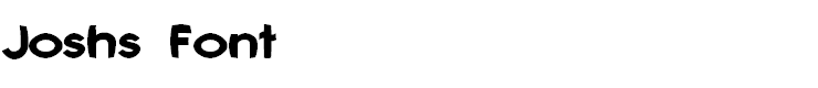 Joshs Font