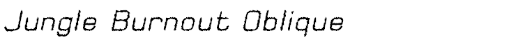 Jungle Burnout Oblique