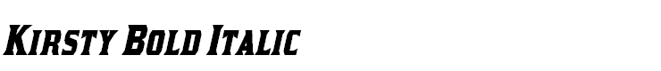 Kirsty Bold Italic