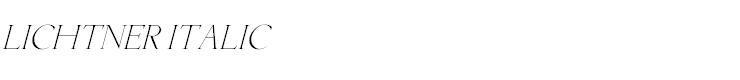 Lichtner Italic