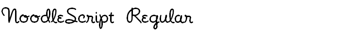 NoodleScript Regular