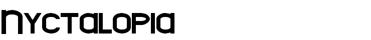 Nyctalopia