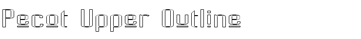 Pecot Upper Outline