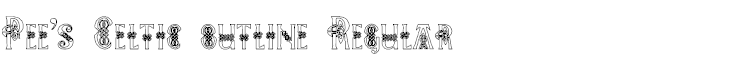 Pee's Celtic outline Regular