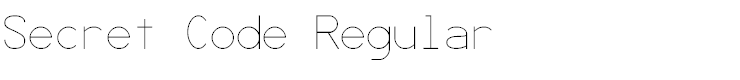 Secret Code Regular