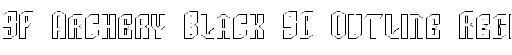 SF Archery Black SC Outline Regular