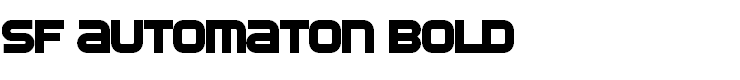 SF Automaton Bold