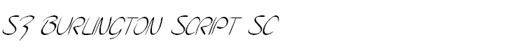 SF Burlington Script SC