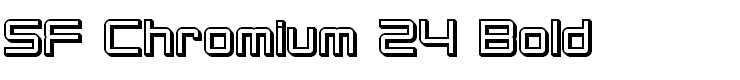 SF Chromium 24 Bold