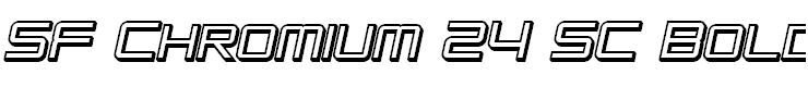 SF Chromium 24 SC Bold Oblique
