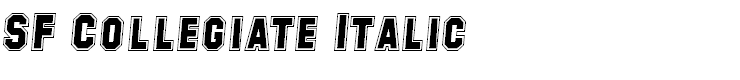 SF Collegiate Italic