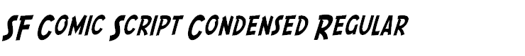 SF Comic Script Condensed Regular