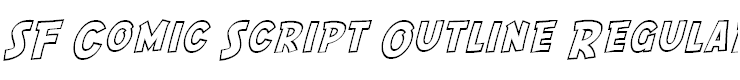 SF Comic Script Outline Regular