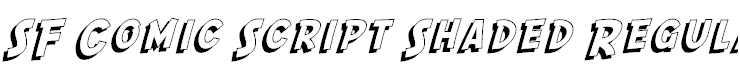 SF Comic Script Shaded Regular