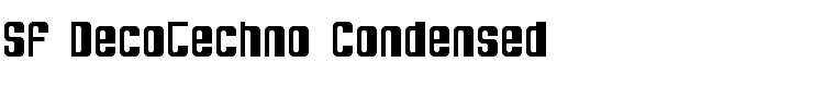 SF DecoTechno Condensed