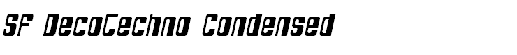 SF DecoTechno Condensed