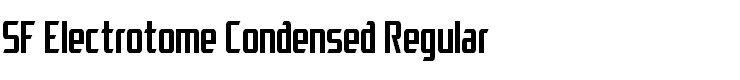 SF Electrotome Condensed Regular