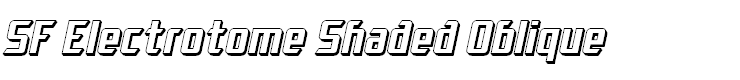 SF Electrotome Shaded Oblique