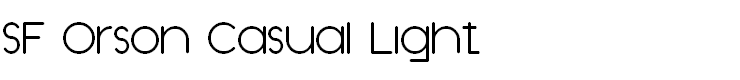 SF Orson Casual Light