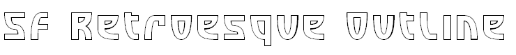 SF Retroesque Outline