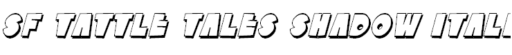 SF Tattle Tales Shadow Italic
