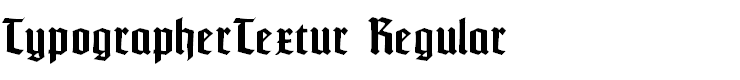 TypographerTextur Regular