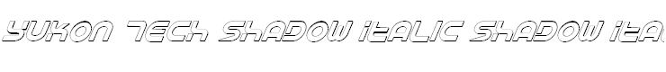Yukon Tech Shadow Italic Shadow Italic